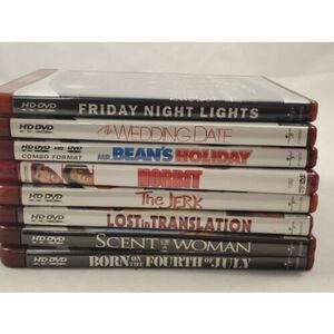 Action Comedy Lot Of 8 HD DVD's Friday Night Lights Norbit The Jerk Mr Bean